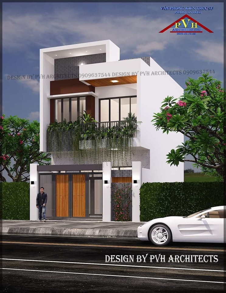 Mẫu Nhà 1 Lầu Khôi's House 2 phòng ngủ, 1 phòng khách, 1 bếp, 1 phòng thờ, 2 wc